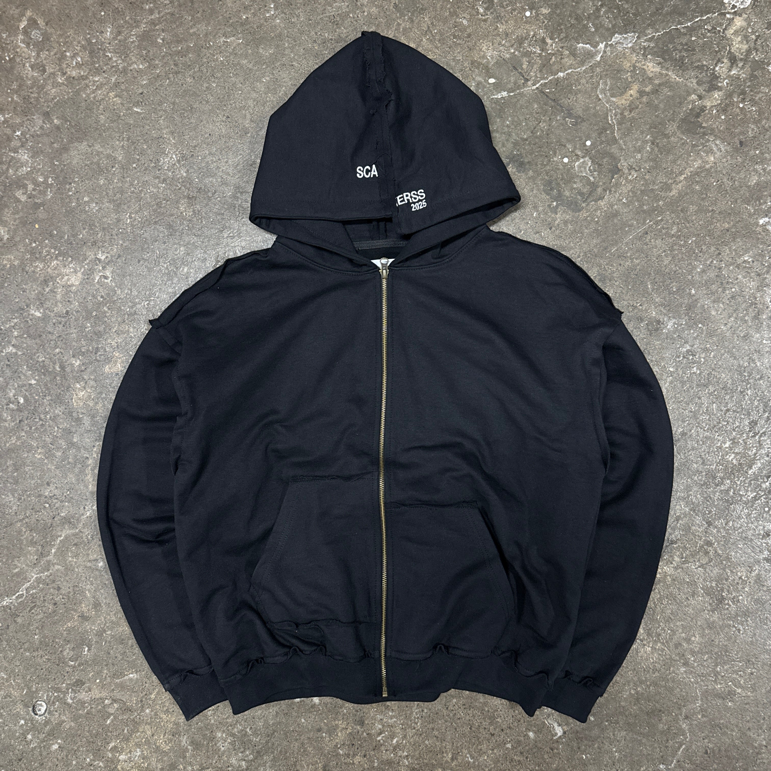 SCAMERSS IRREGULAR ZIP UP