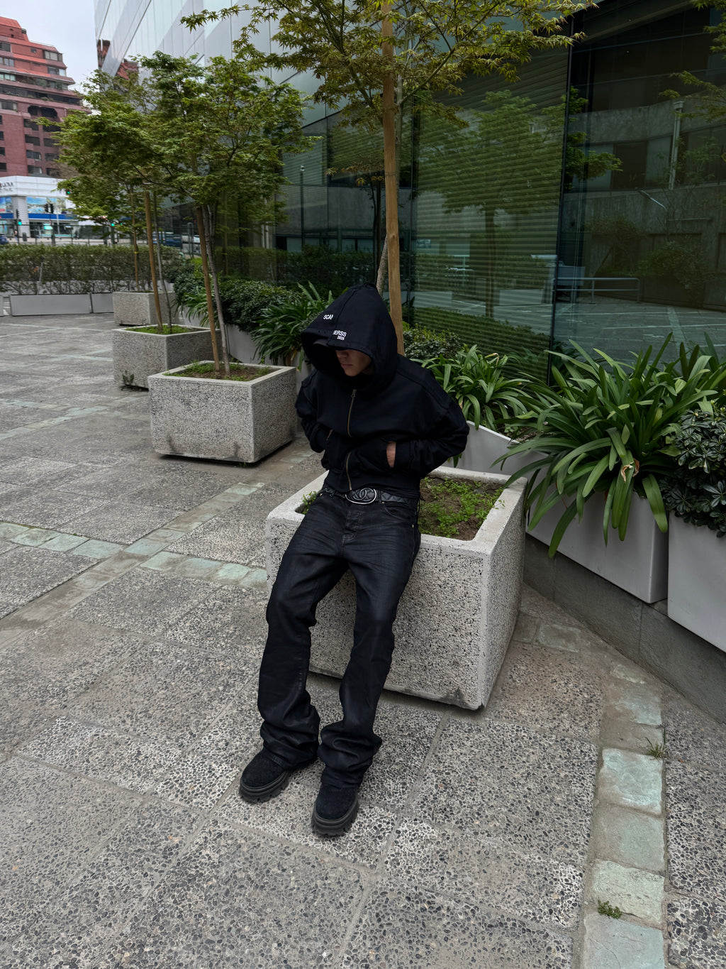 SCAMERSS IRREGULAR ZIP UP