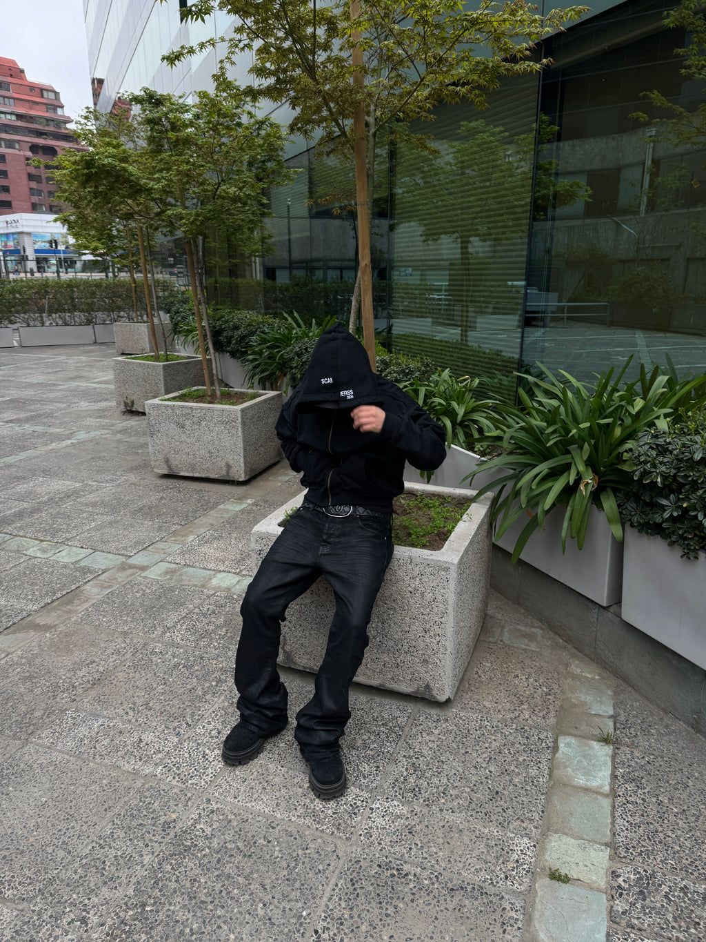 SCAMERSS IRREGULAR ZIP UP